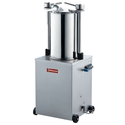 Poussoir hydraulique vertical en inox, 35 litres sur roues BSH-35C